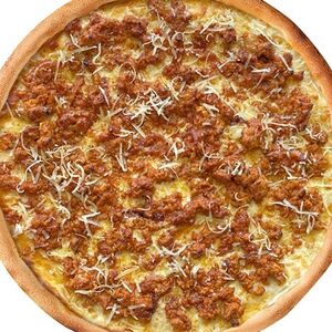 Пицца Болоньезе на тонком тесте