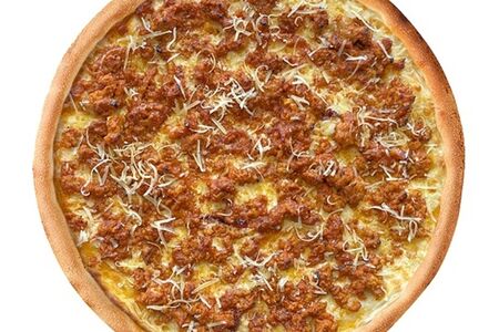 Пицца Болоньезе на тонком тесте