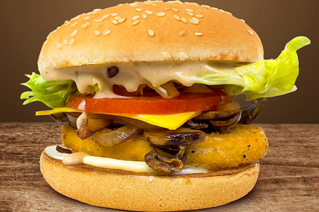 Грибной Бургер