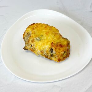 Фаршированные картофельные половинки