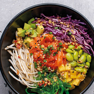 Поке с лососем