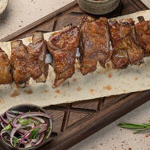 Шашлык из бараньих рёбер