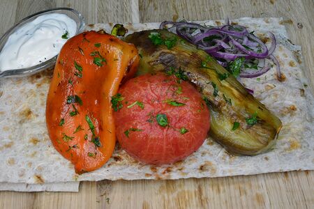 Овощи на мангале 