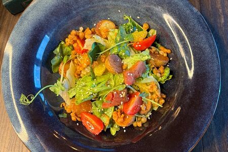 Салат с тунцом и апельсином