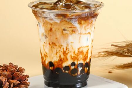 Тайваньский коричневый сахар bubble латте (холодное)