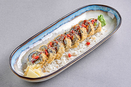 Ролл Лосось-авокадо темпура 8 шт