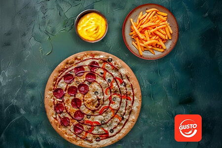 Джони и фри и соус