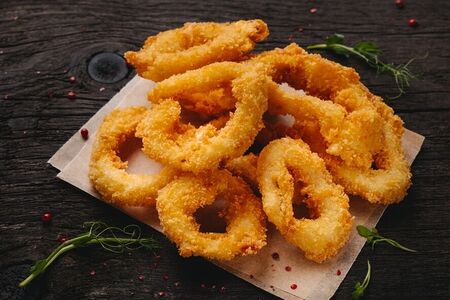Кольца кальмара в панировке