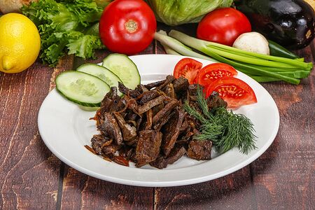 Джиз-быз из говяжьей печени