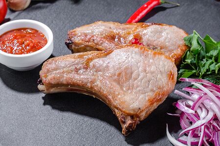 Шашлык из свиной корейки