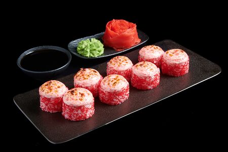 Ролл Аляска запечённый