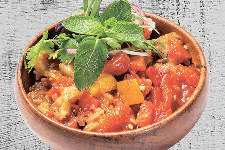 Салат из печеных овощей