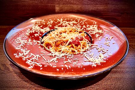 Спагетти с морепродуктами