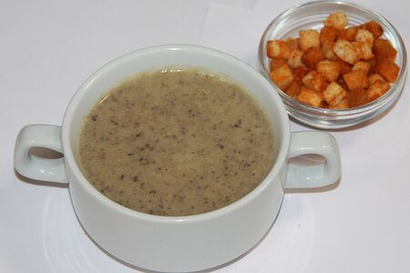 Крем-суп грибной