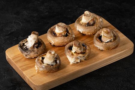 Грибы на мангале