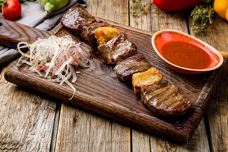 Шашлык из говяжей вырезки