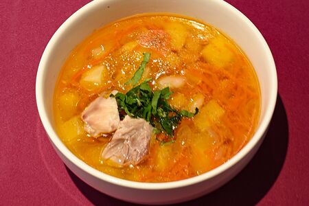 Суп фасолевый