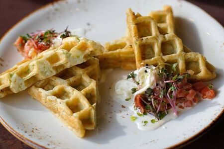 Вафля из кабачка