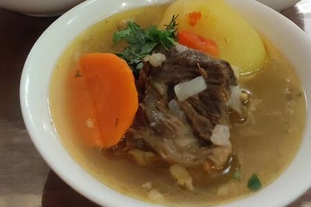 Шурпа с говядиной