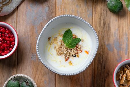 Сухофрукты с мацони