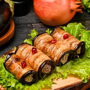 Рулетики из баклажанов