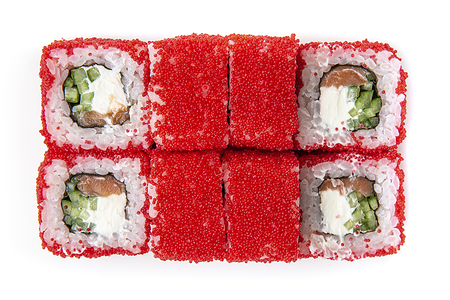 Ролл Калифорния с лососем