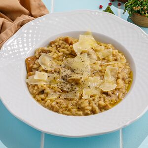 Ризотто с белыми грибами