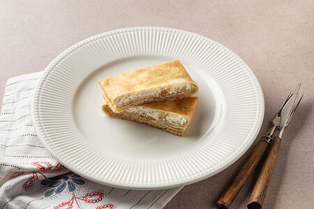 Блины с творогом