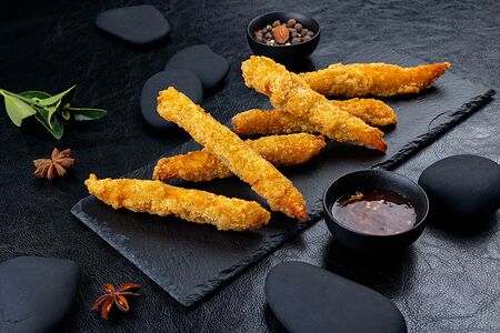 Тигровые креветки темпура