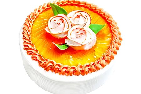 Торт Творожно-абрикосовый (большой)