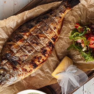 Дорадо на мангале