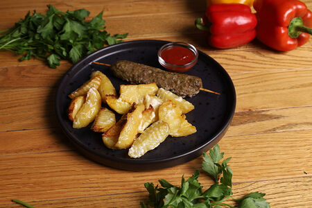 Картофель запеченный под майонезом