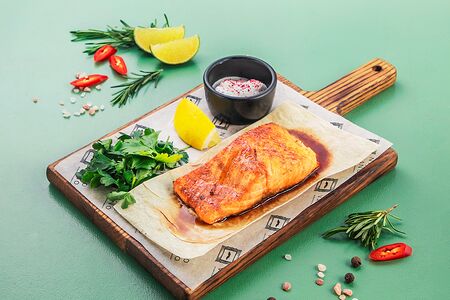 Стейк из лосося 