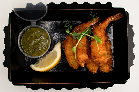 Креветки темпура с тайским соусом