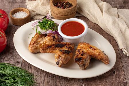 Шашлык из куриных крыльев