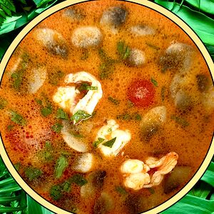 Суп Том ям с креветками