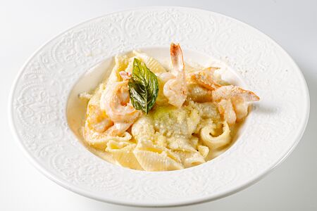 Паста с креветками