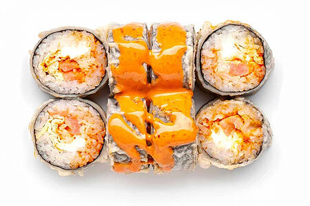 Ацуи с лососем