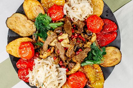 Садж-кебаб из курицы