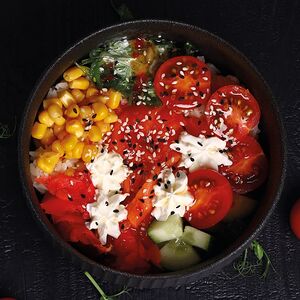 Поке с лососем