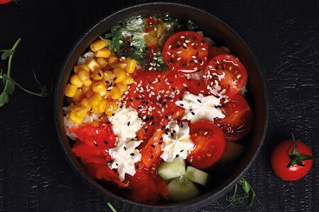 Поке с лососем