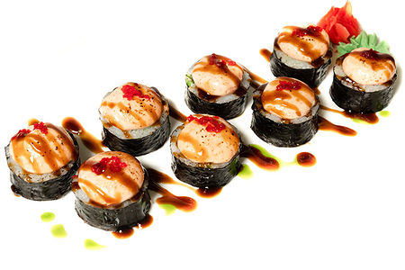 Ролл Флаффи с Лососем