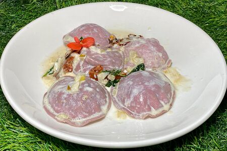 Равиоли с креветкой