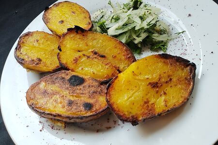 Шашлык из молодого картофеля