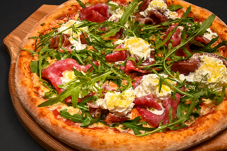 Пицца Салями страчателла 25 см