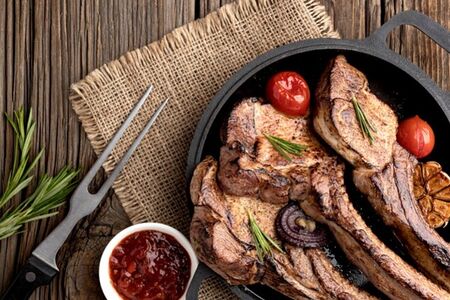 Биг шашлык из баранины 