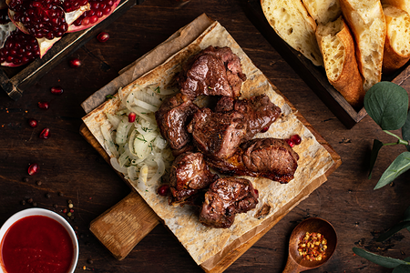 Шашлык из бараньей мякоти