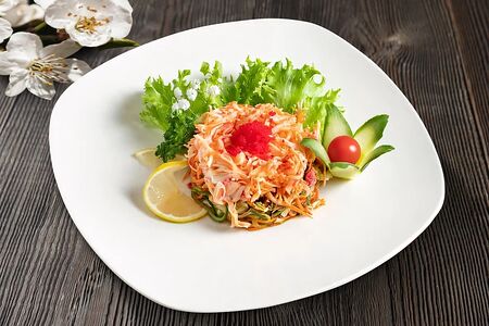 Салат со снежным крабом 