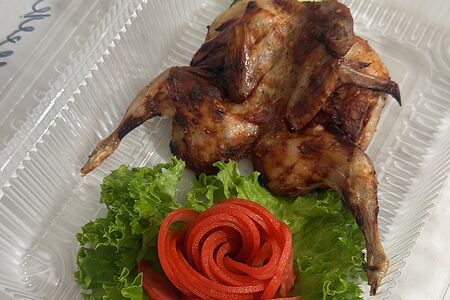 Перепёлка по-домашнему с чесночком 