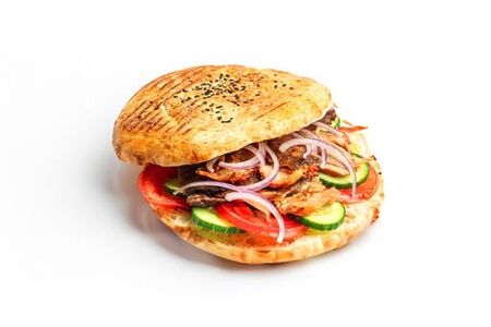 Донар овощной с курицей 